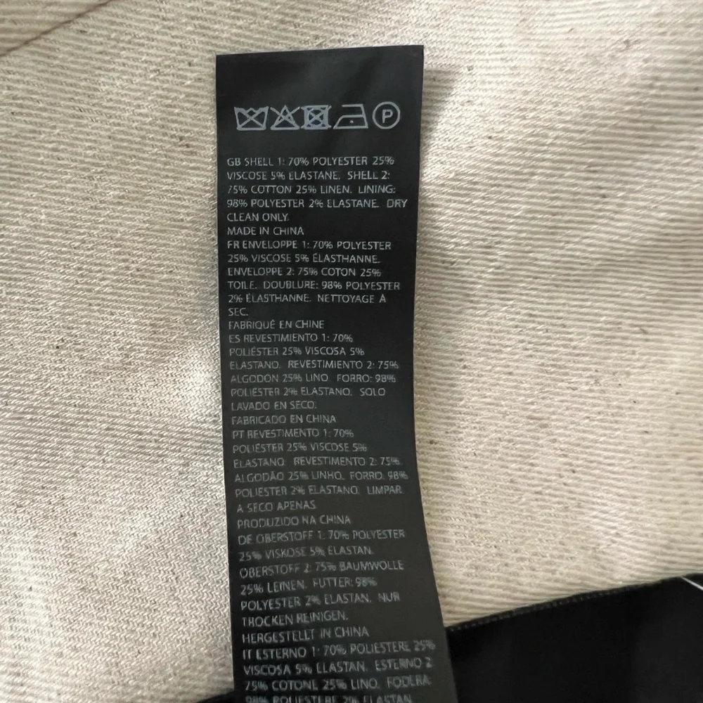 Black & Cream Asymmetric Tie Corset Top - Picture 6 of 10